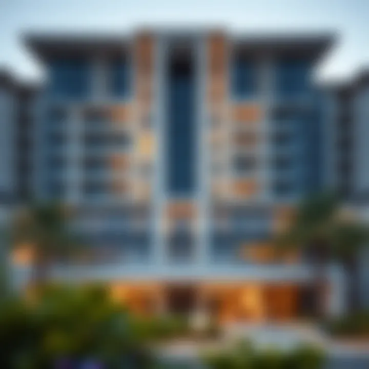 Exterior view of Hyatt Regency Galleria Residence showcasing modern architectural design