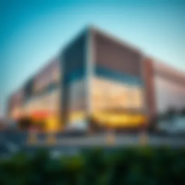 Innovative Logistics Solutions in Dubai's Industrial Sector Modern logistics center within an industrial zone in Dubai