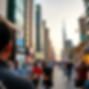 Dubai's Real Estate Market Activity Vibrant real estate market bustling with activity