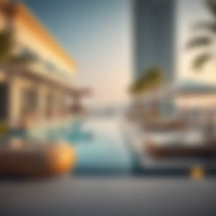 Luxury Amenities at Jumeirah Beach Residences Luxurious amenities at JBR properties, emphasizing lifestyle offerings