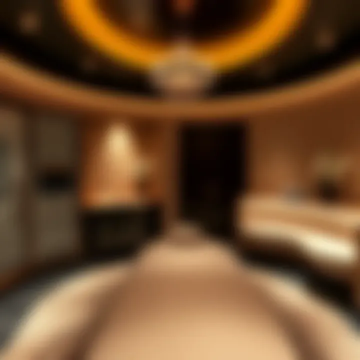 Elegant Treatment Room Experience Luxurious treatment room at Jumeirah Spa with elegant design