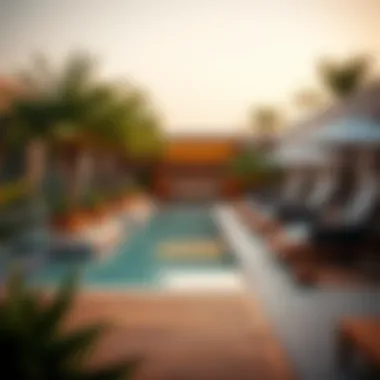 Outdoor Tranquility at Jumeirah Spa Tranquil outdoor relaxation area at Jumeirah Spa