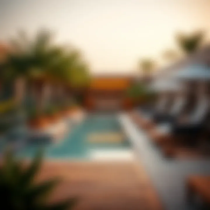 Outdoor Tranquility at Jumeirah Spa Tranquil outdoor relaxation area at Jumeirah Spa