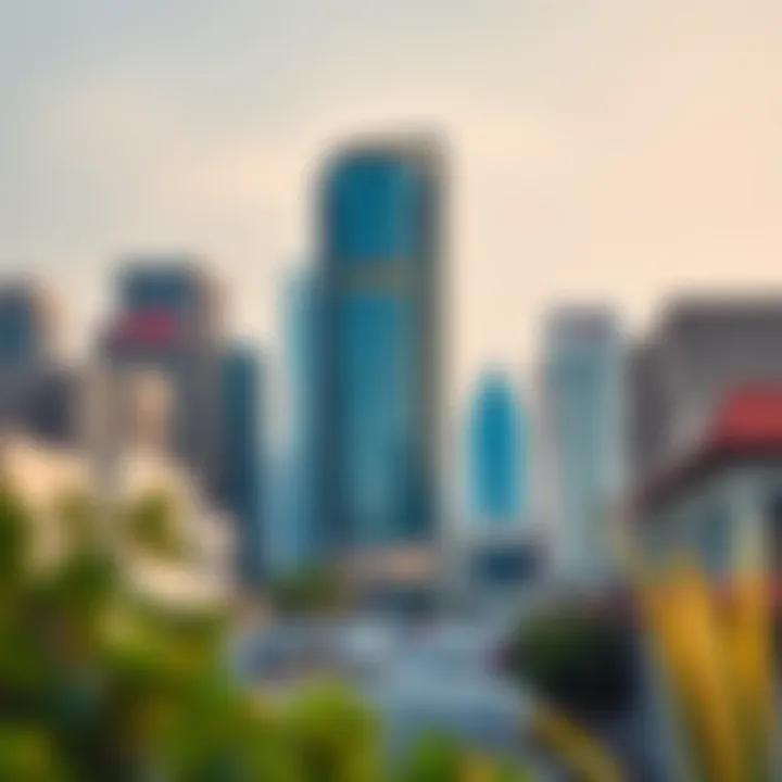 Surrounding area of K1 Building depicting Dubai's vibrant real estate environment