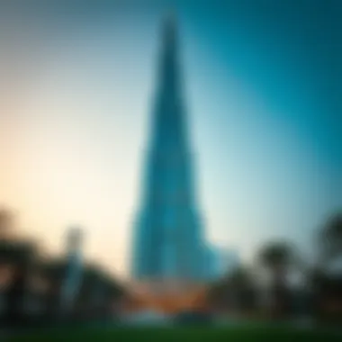 Stunning exterior view of Metropolis Tower