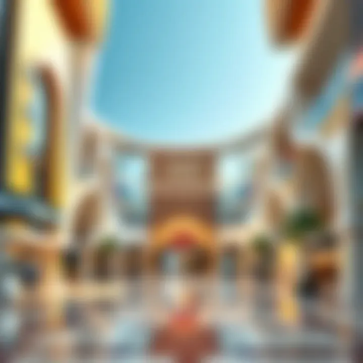 Conceptual rendering of the mall highlighting its unique attractions