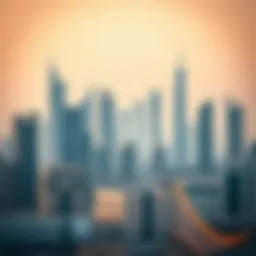 Skyline view of Dubai showcasing modern architecture