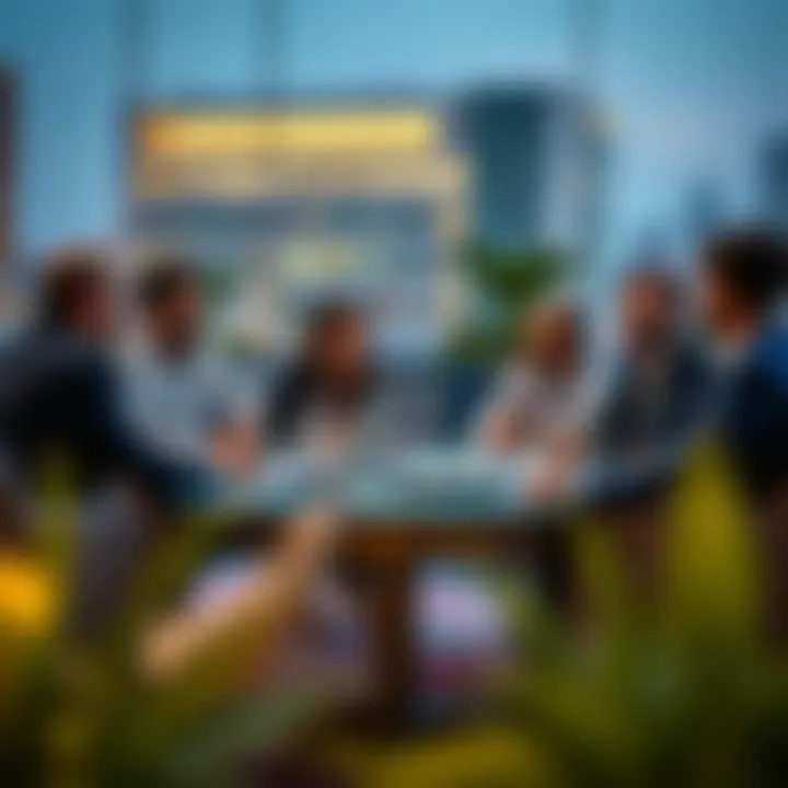 Strategic Discussions for Successful Acquisitions Business meeting with people discussing strategy and valuation