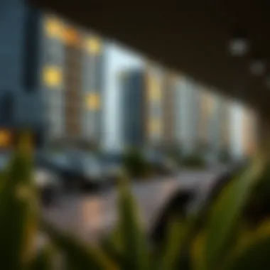 Urban Planning and Parking Integration Illustration showcasing urban planning and parking integration