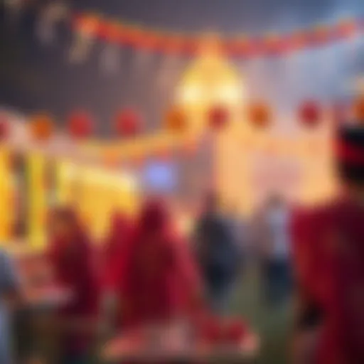 Celebratory scene highlighting UAE's diverse cultural holidays