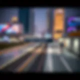 Map illustrating the location of Al Warqa Metro station in Dubai.