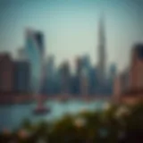 Dubai skyline showcasing modern architecture