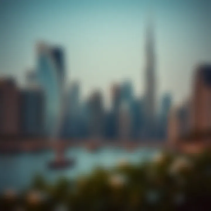 Dubai skyline showcasing modern architecture