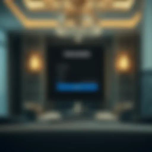 A digital representation of the Trakheesi login interface