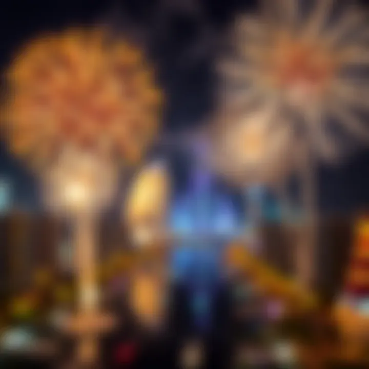 New Year Fireworks Display in the UAE New Year fireworks in the UAE