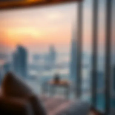 Breathtaking view of Dubai skyline from NML Creek Residence
