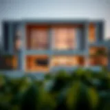 Elegant exterior view of Nobu Residence showcasing modern architecture