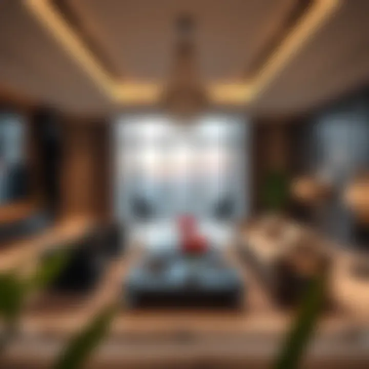 Luxurious interior design highlighting opulent living spaces