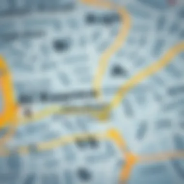 Map of Al Karama's Postal Code Postal code map highlighting Al Karama, Dubai