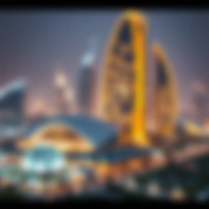 Innovation in the Tech Sector Technological hub representing innovation and investment in the region