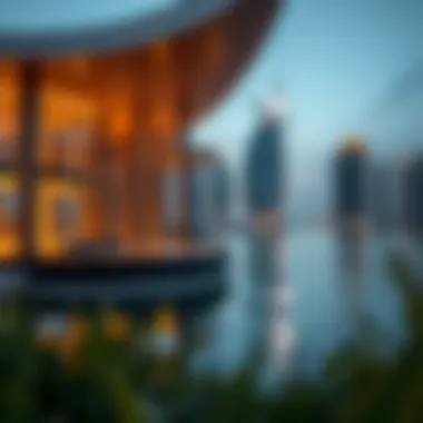 Architectural landmarks on Reem Island