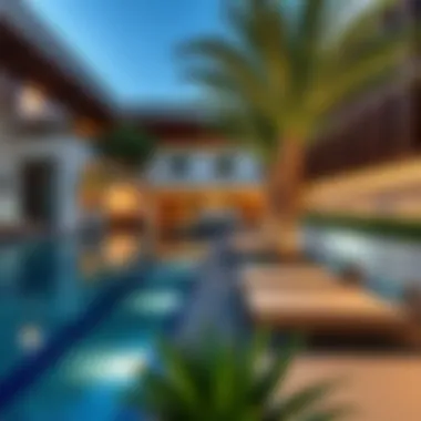 Luxurious Amenities in JVC Apartments Amenities in a luxury apartment complex in Jumeirah Village Circle.
