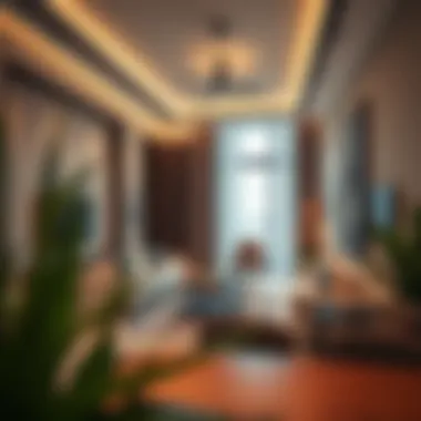 Contemporary Interior of a Rental Apartment Interior of a stylish rental apartment in JVC with contemporary decor.