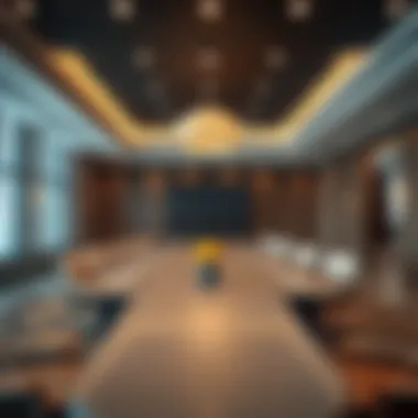 Modern conference room facilities at Ritz Carlton Business Bay