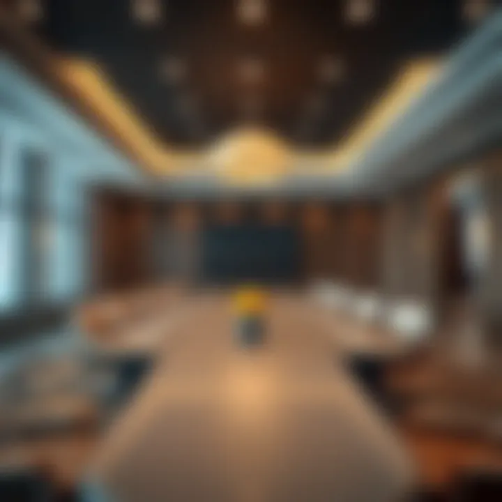 Modern conference room facilities at Ritz Carlton Business Bay