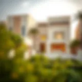 Stunning exterior view of Sarai Villas showcasing architectural elegance