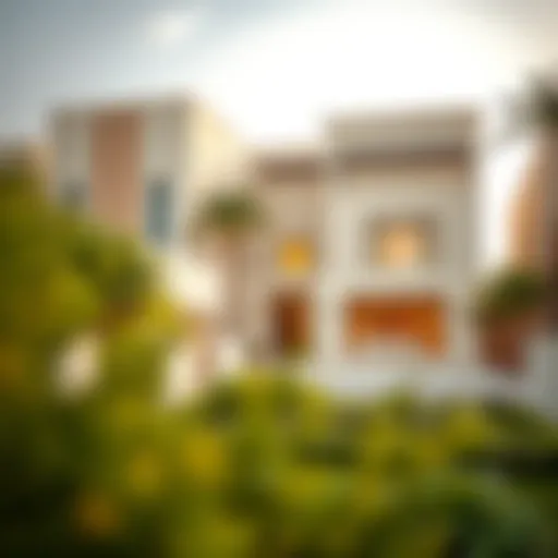 Stunning exterior view of Sarai Villas showcasing architectural elegance