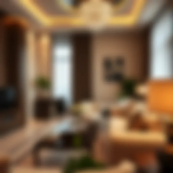 Interior Comfort of Sarai Villas Luxurious interior design of a Sarai Villa highlighting comfort
