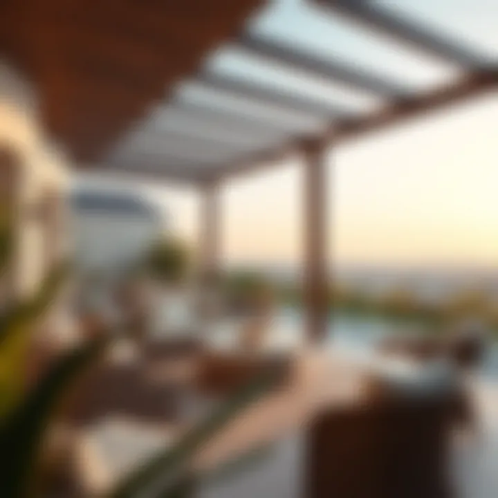 Outdoor Lifestyle in Sarai Villas Serene outdoor space in Sarai Villas emphasizing lifestyle choices