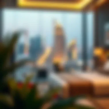 Seasonal hotel pricing trends graph highlighting Satwa