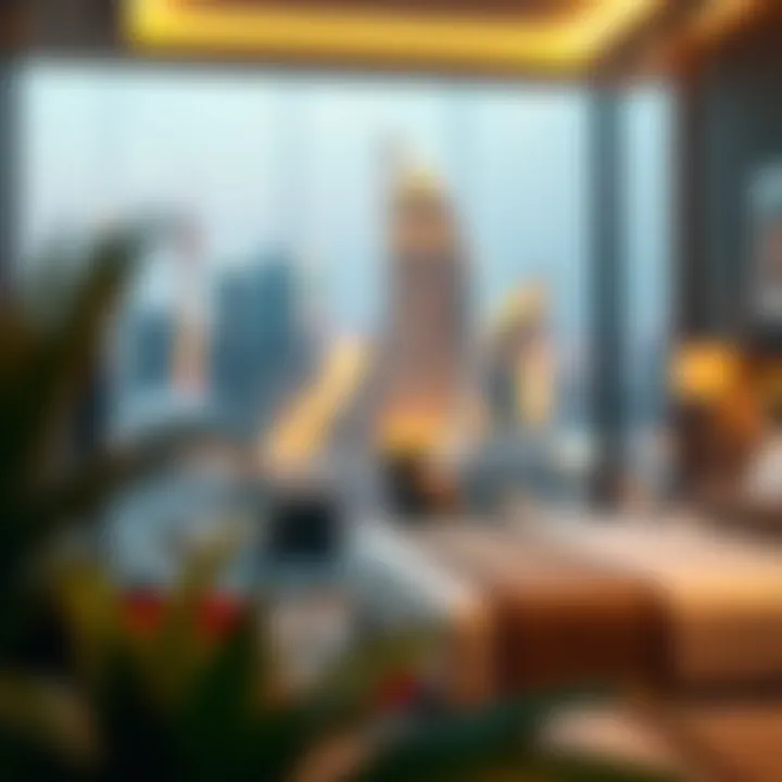 Seasonal hotel pricing trends graph highlighting Satwa