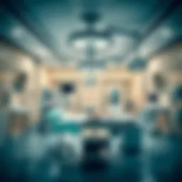 Interior view of Saudi German Hospital showcasing advanced medical facilities