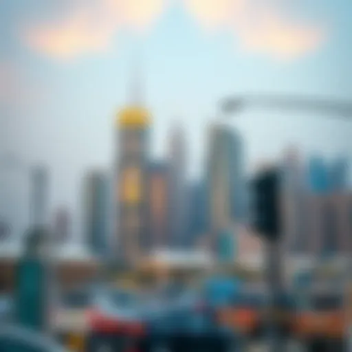 Stunning skyline of Dubai featuring iconic skyscrapers