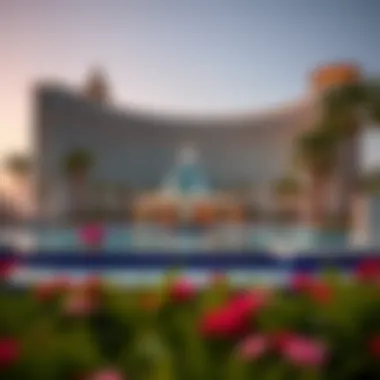 Architectural Marvel of SLS Palm Jumeirah Stunning architectural view of SLS Palm Jumeirah