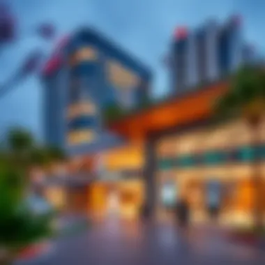 Commercial Area in Staybridge Internet City A sophisticated commercial area in Staybridge Internet City emphasizing business opportunities