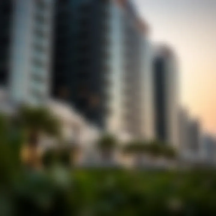 Luxurious Residential Building in Staybridge Internet City Luxurious residential building in Staybridge Internet City representing modern living