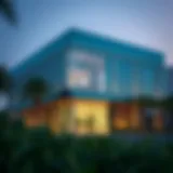 Exterior view showcasing the modern architecture of Tamani Arts Offices