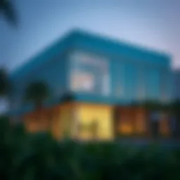 Exterior view showcasing the modern architecture of Tamani Arts Offices