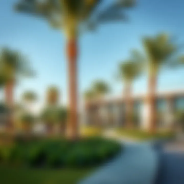 Ecological landscape design at مشرف بارك