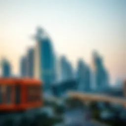 Luxurious skyline of Dubai showcasing modern architecture