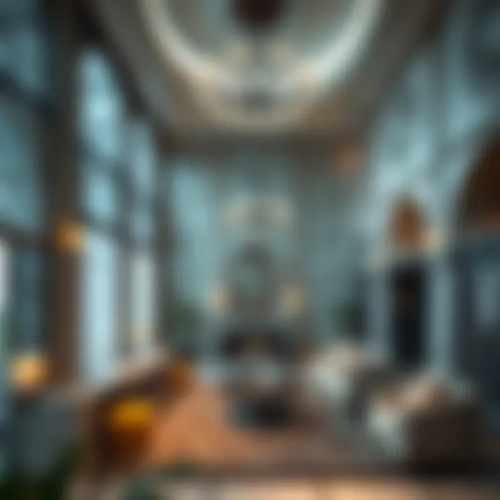 Contemporary Majlis Interior A modern majlis interior showcasing contemporary design elements