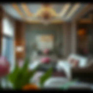 Luxurious Interior Design Luxurious interior design of a residence in The Dorchester Collection
