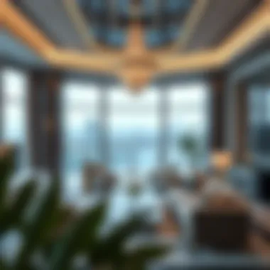 Luxury Interior of Rolex Tower Interior design showcasing luxury elements within Rolex Tower