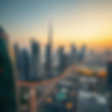 Aerial view of Dubai's skyline highlighting Tilal Investment's developments