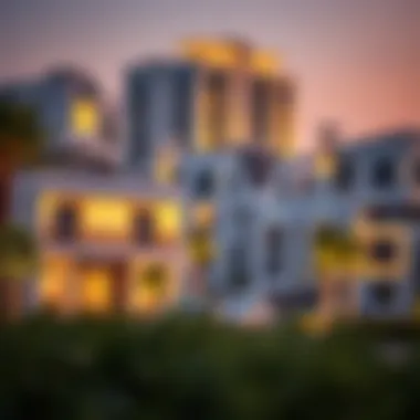 Modern residential community