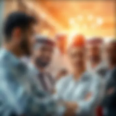 Diverse Professions in UAE A collage of various professions thriving in the UAE freelance market.
